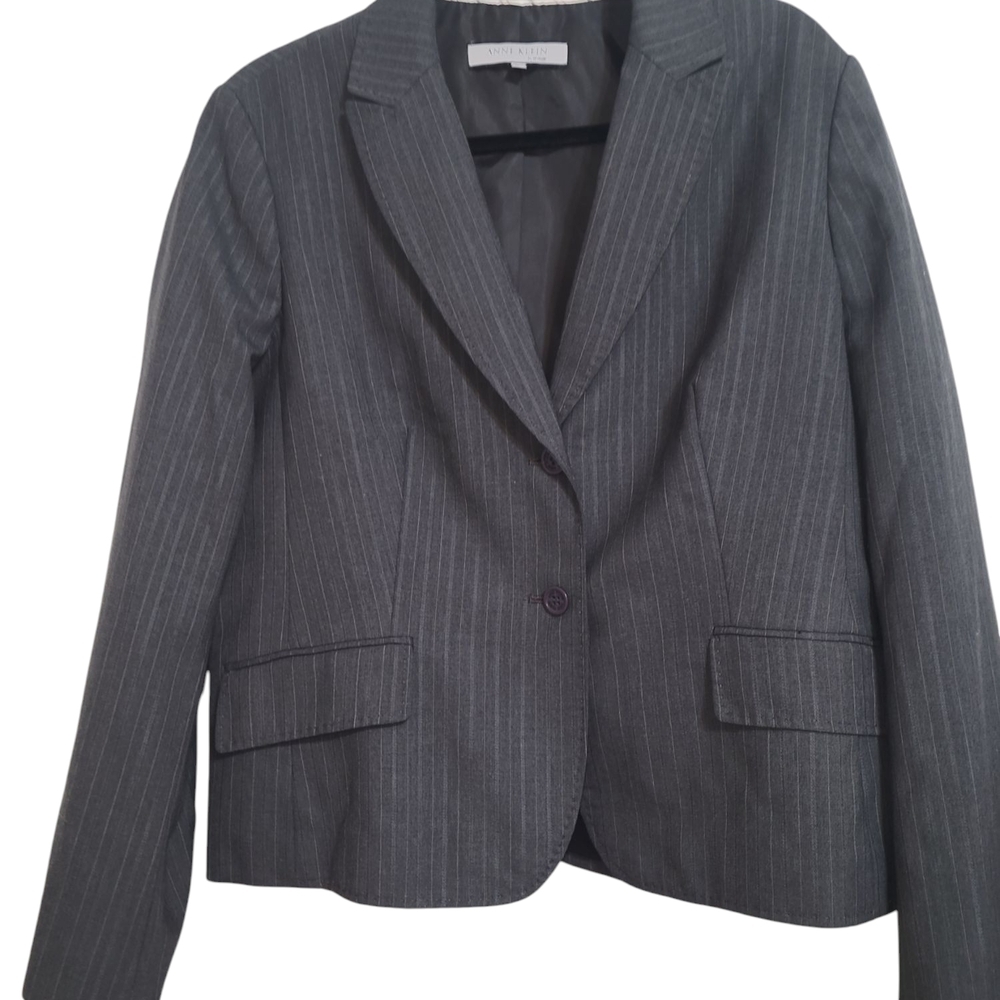 Anne Klein PLATINUM Pinstripe Women's Blazer